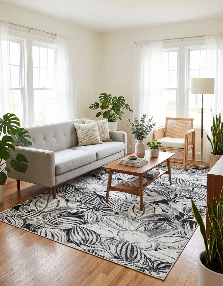 Detail image of 5' 3 x 7' 10 Blossom Rug