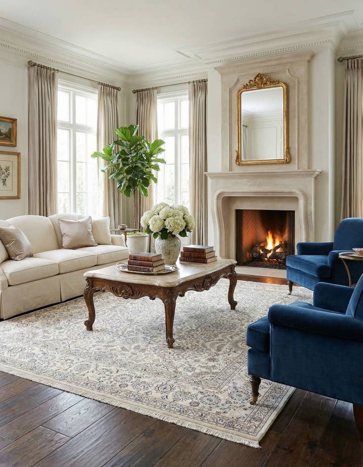 Detail image of 6' 6 x 9' 10 Nain Rug