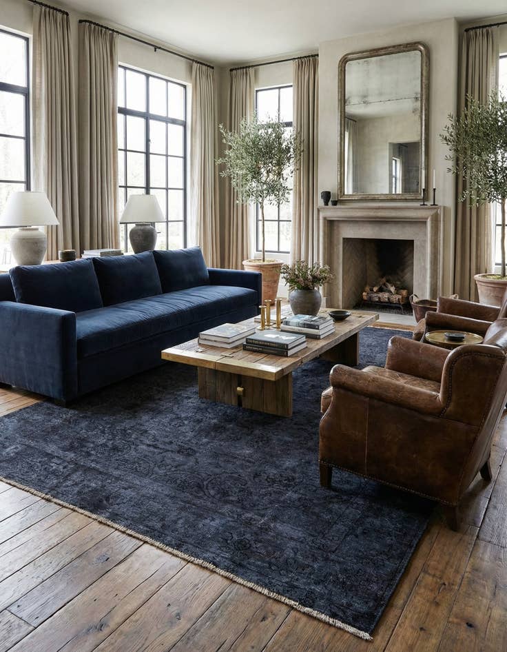 Detail image of 8' 4 x 9' 1  Hand Knotted Ultra Vintage Persian Wool Rug