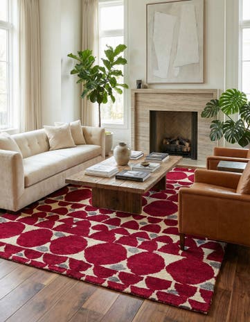 5' 4 x 7' 10 Hand Knotted Darya Wool Rug