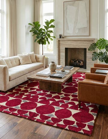 5' 4 x 7' 10 Hand Knotted Darya Wool Rug