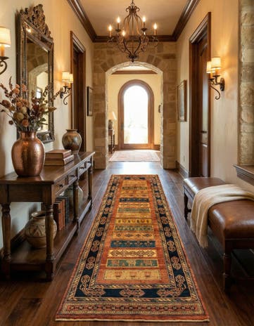 2' 7 x 10' 2 Luribaft Wool Runner Rug