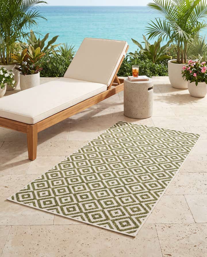 3' x 5' 3 Easy-Clean Jill Zarin Costa Rica Indoor / Outdoor Rug