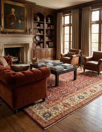 7' x 10' 2 Hand Knotted Ariana Ziegler Rug