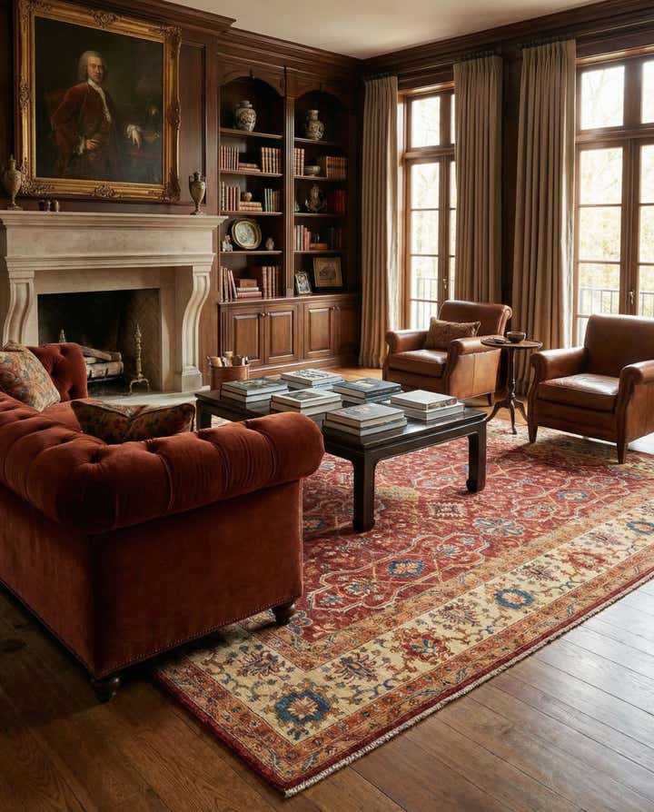 7' x 10' 2 Hand Knotted Ariana Ziegler Rug