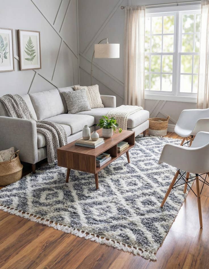 Detail image of 9' x 12' 2 Lagom Shag Rug