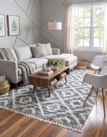 9' x 12' 2 Athena Shag Rug