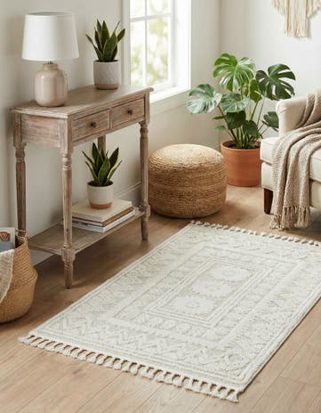 Ivory Boho Rug