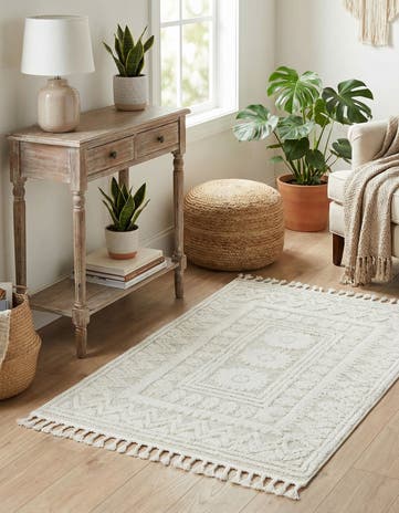Ivory Boho Rug