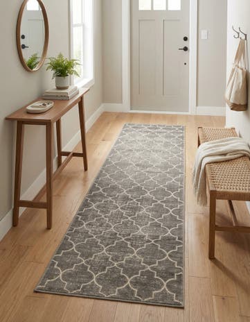 Jill Zarin Gray Uptown Lincoln Center Runner Rug
