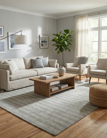 10' x 14' 1 Jill Zarin Striped Wool Rug