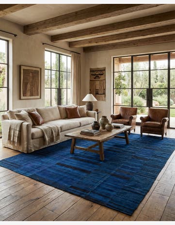 8' 9 x 13' 10 Hand Woven Kilim Patchwork Wool Rug