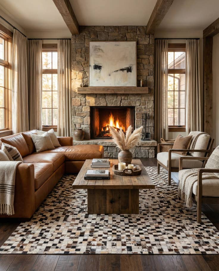 Detail image of 5' x 8' Cowhide Rug