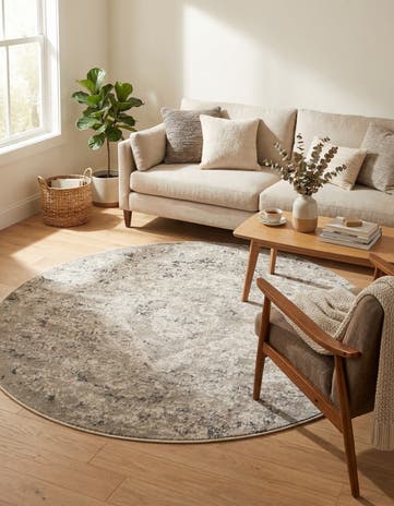 5' 3 x 5' 3 Oregon Round Rug