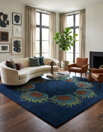 7' 5 x 7' 6 Luna Square Rug
