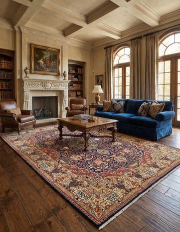 9' 8 x 12' 7 Kashmar Wool Rug