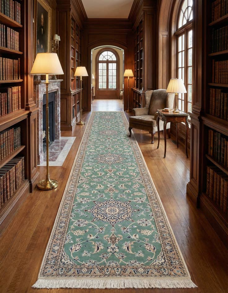 Detail image of 2' 6 x 14' 1 Nain Runner Rug