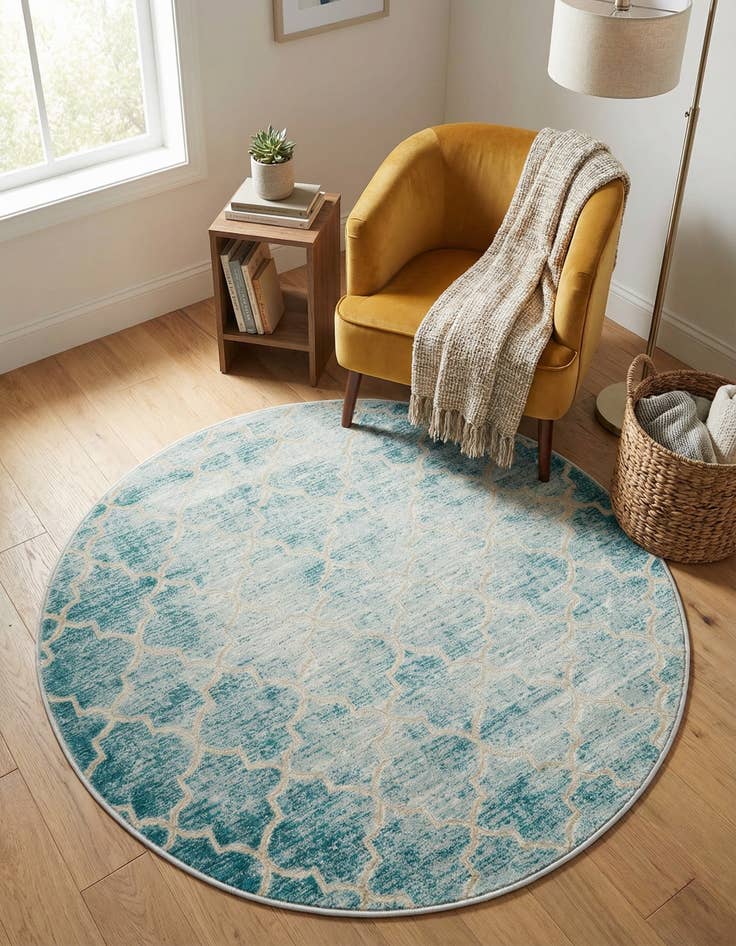 Detail image of 3' 3 x 3' 3 Uptown Lincoln Center Round Rug