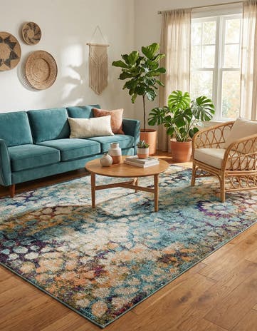 6' x 9' Washable Carnevale Rug