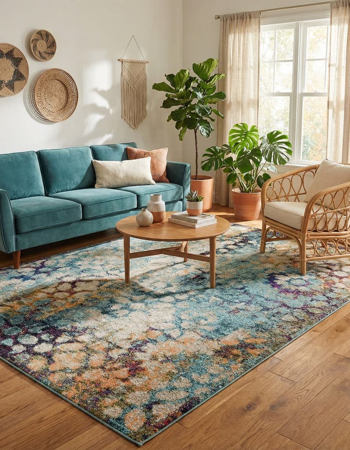 6' x 9' Washable Carnevale Rug