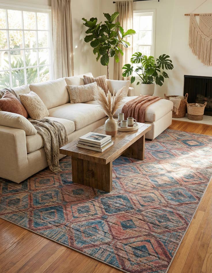 Detail image of 10' 6 x 13'  Washable Sisu Rug