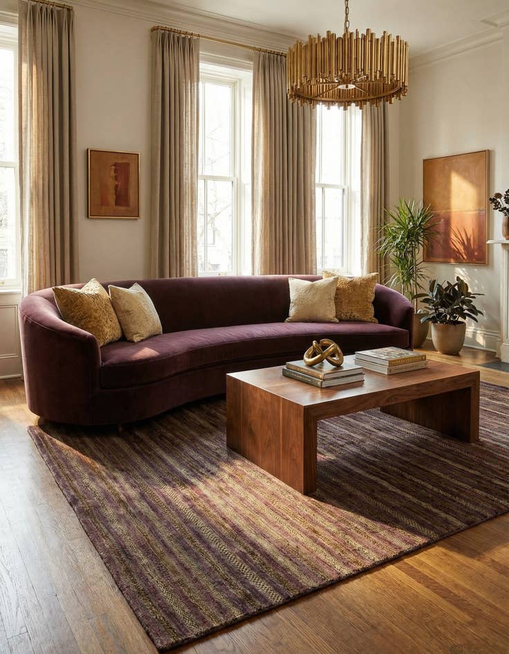 Detail image of 5' 7 x 8' 3 Juma Wool Rug