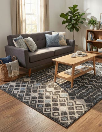 5' 3 x 8' Eco Trellis Rug