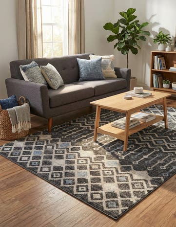 5' 3 x 8' Eco Trellis Rug