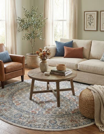 7' x 7' Aramis Round Rug