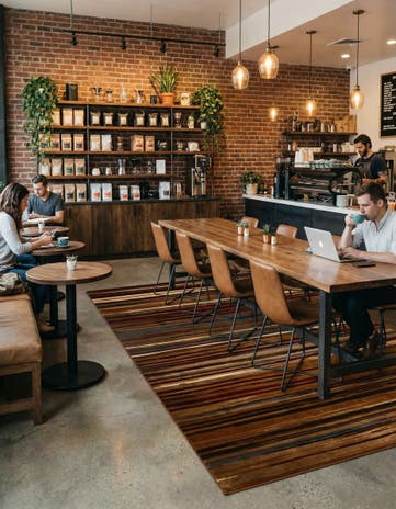 10' x 13' 1 Cafe Rug