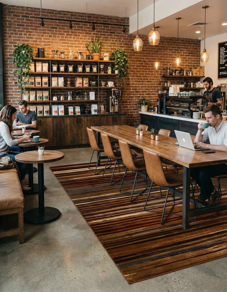 Detail image of 10' x 13' 1 Coffee Shop Rug