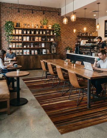 10' x 13' 1 Cafe Rug