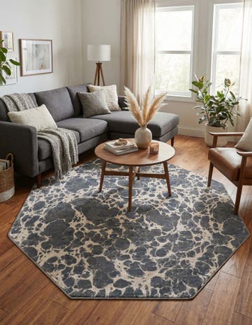 7' x 7' Oasis Octagon Rug