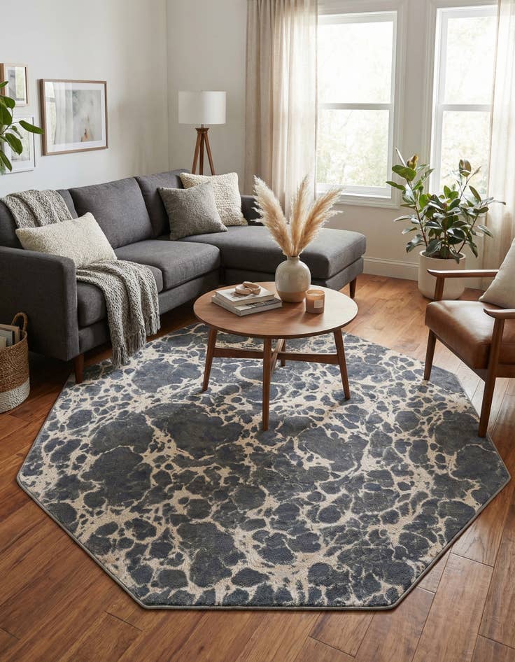 Detail image of 7' x 7' Oasis Octagon Rug