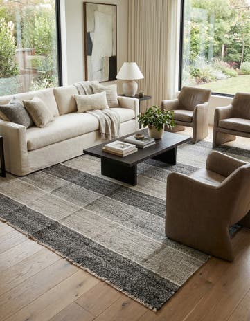 8' 3 x 9' 5 Hand Woven Kilim Modern Wool Rug