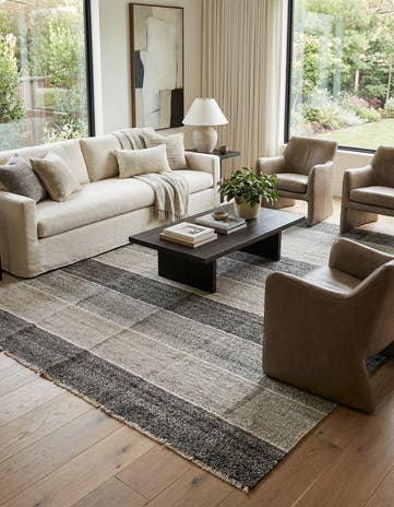 8' 3 x 9' 5 Hand Woven Kilim Modern Wool Rug
