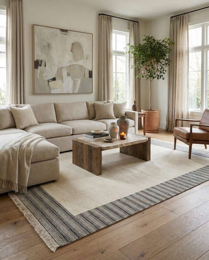 7' 10 x 9' 9 Hand Knotted Darya Wool Rug