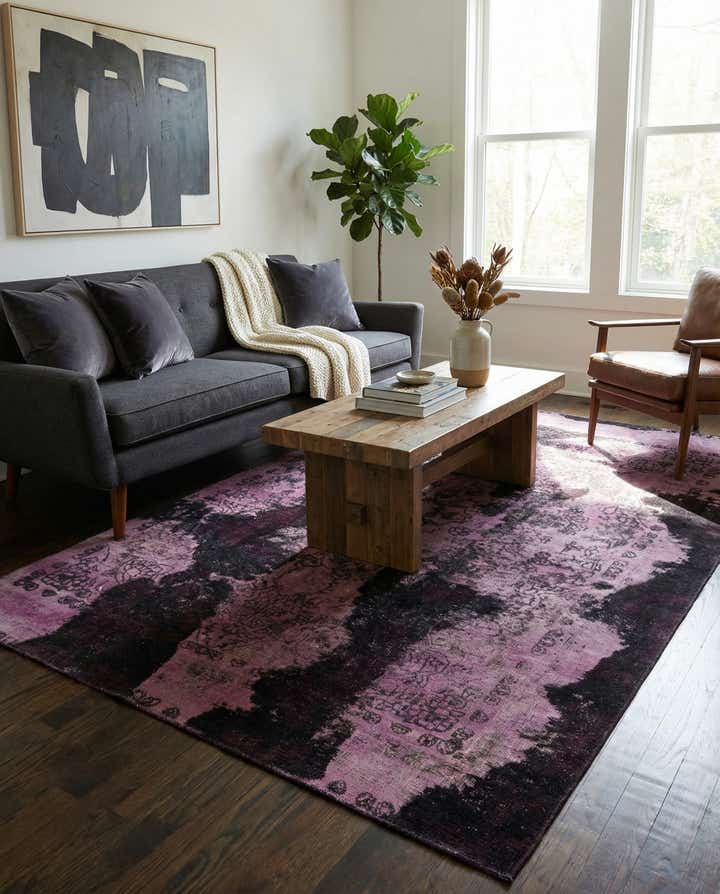 6' x 9' 10 Hand Knotted Ultra Vintage Persian Wool Rug