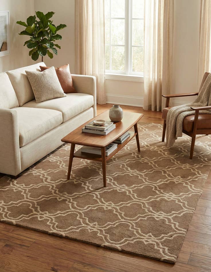 Detail image of 5' x 8' Luna Wool Rug