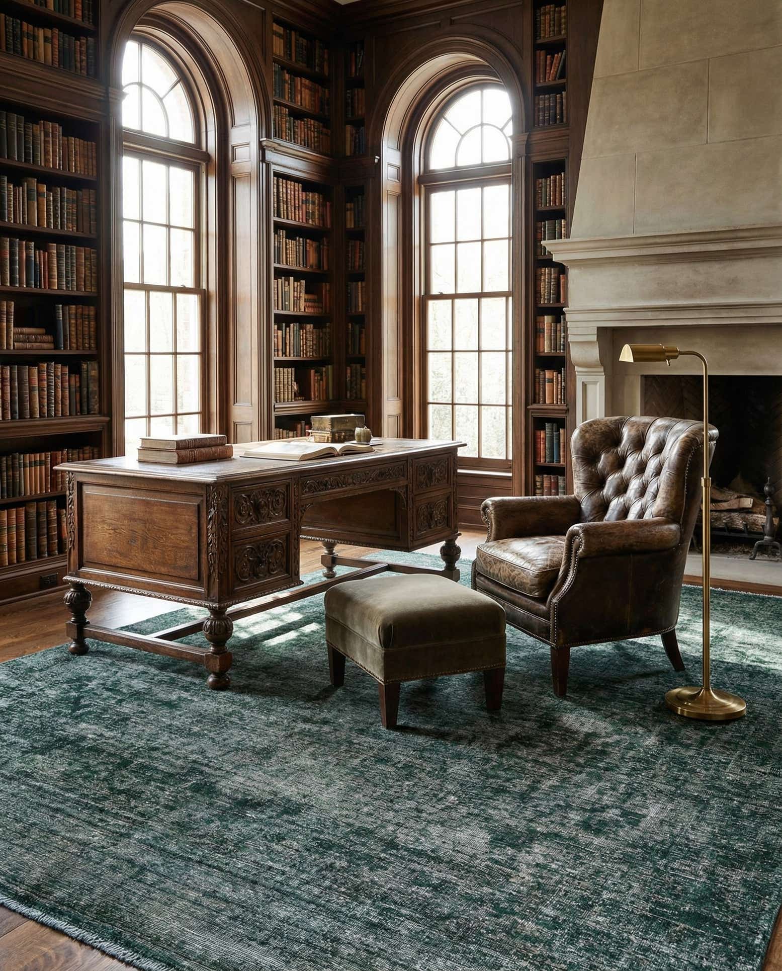 9' 4 x 13' Hand Knotted Ultra Vintage Persian Wool Rug