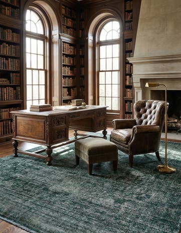 9' 4 x 13' Hand Knotted Ultra Vintage Persian Wool Rug