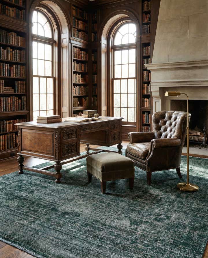 9' 4 x 13' Hand Knotted Ultra Vintage Persian Wool Rug