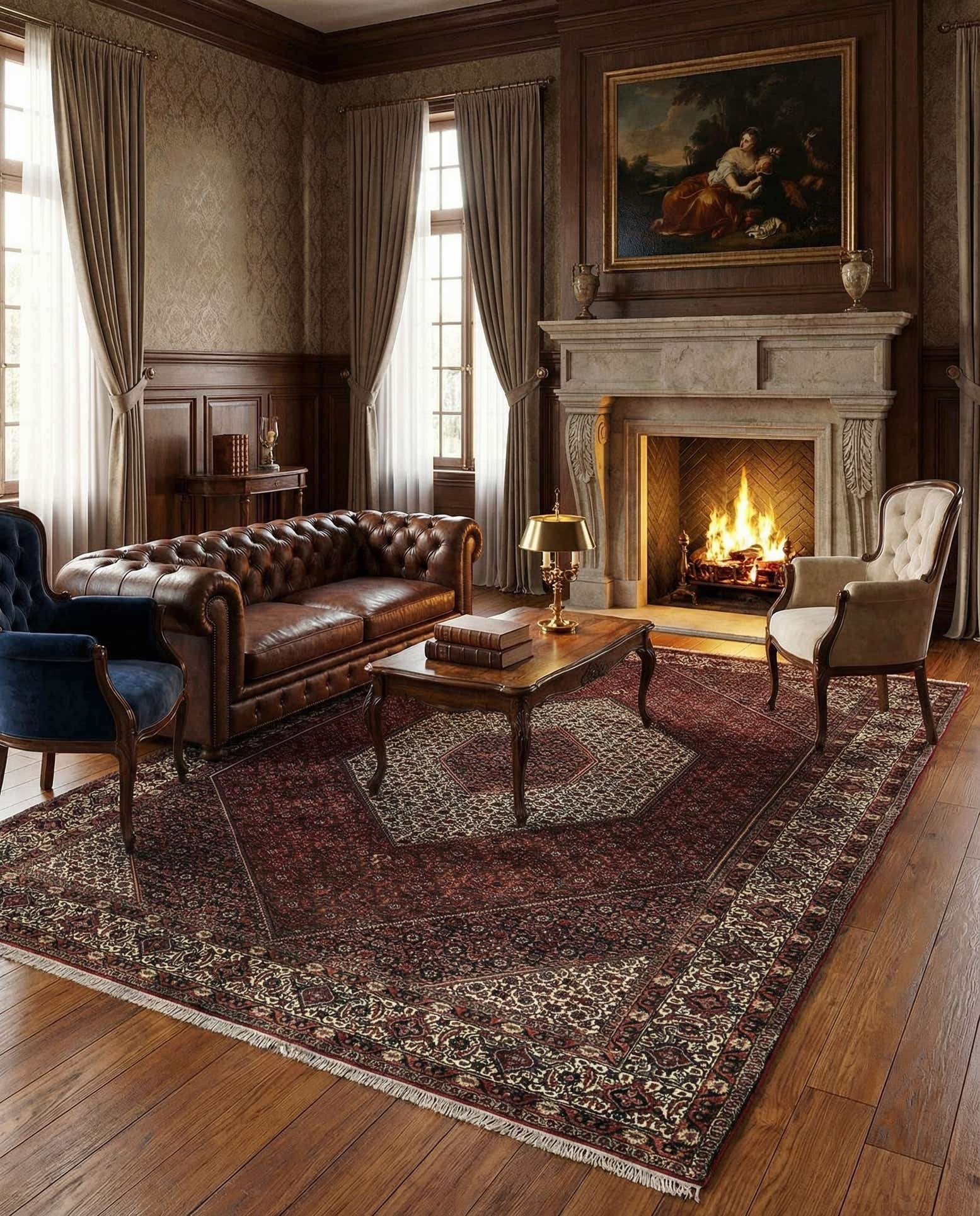 6' 8 x 10' Bidjar Wool Rug