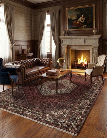6' 8 x 10' Bidjar Wool Rug