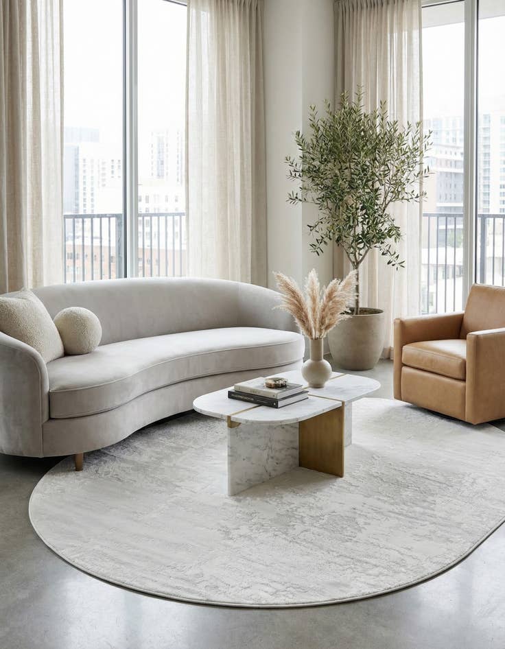 Detail image of  7' 10 x 10' Finsbury Oval Rug