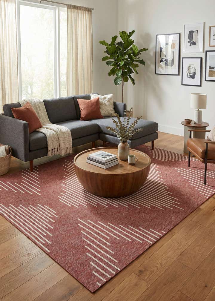 10' x 13' Easy-Clean Modern Indoor / Outdoor Rug