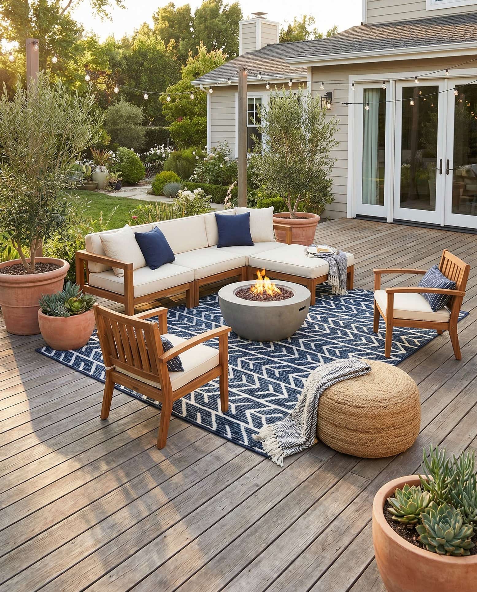 9' x 12' 2 Easy-Clean Sabrina Soto Aston Indoor / Outdoor Rug