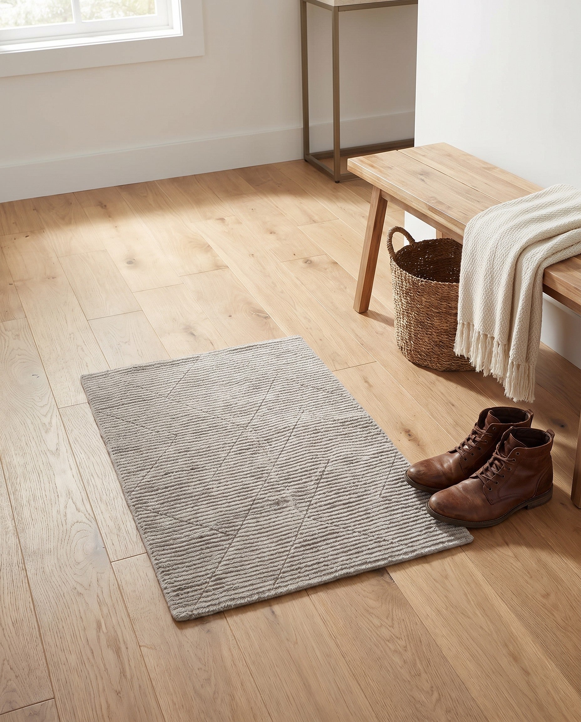 2' x 3' 1 WoolCraft Geometric Rug