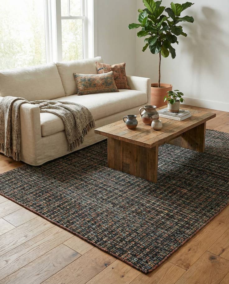 Detail image of 5' x 6' 9 Hand Knotted Darya Wool Rug