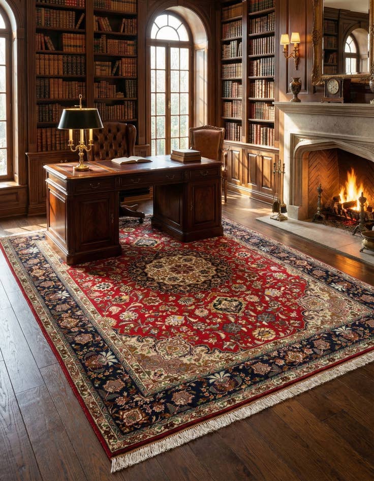 Detail image of  4' 11 x 6' 8 Tabriz Rug